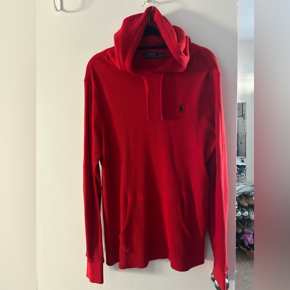Polo Ralph Lauren • Waffle-Knit Cotton Hoodie - Picture 4 of 5